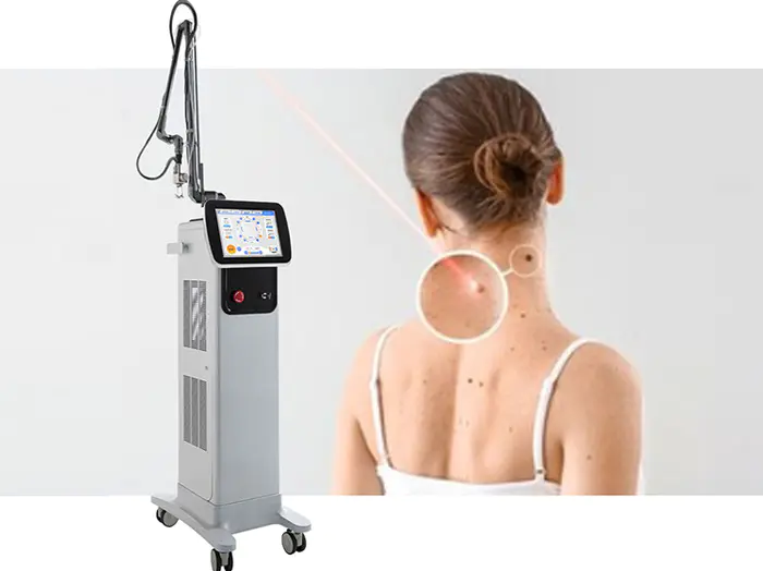 Co2 fractional laser skin resurfacing rejuvenation machine